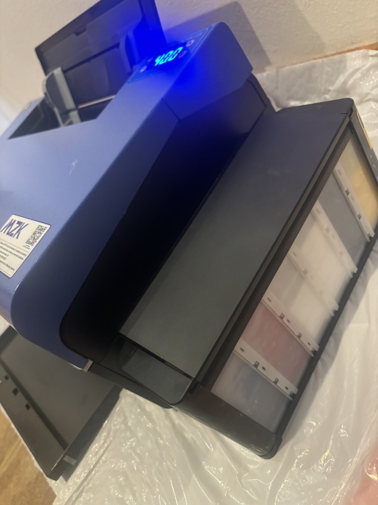 MZK Dtf Printer A4 Size Blue Fabric Transfer Direct Printer Only Untested