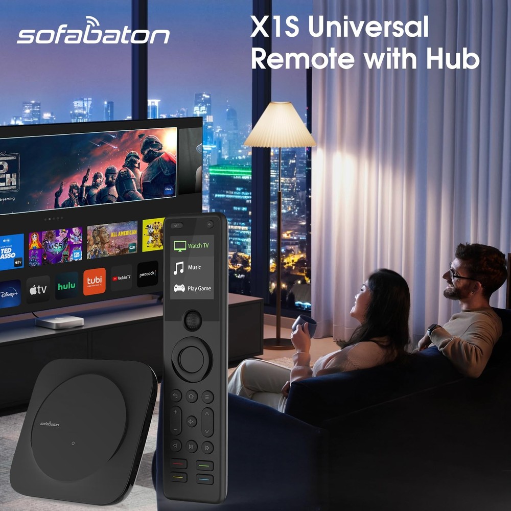 SofaBaton X1S Universal Remote with Hub, Control One...