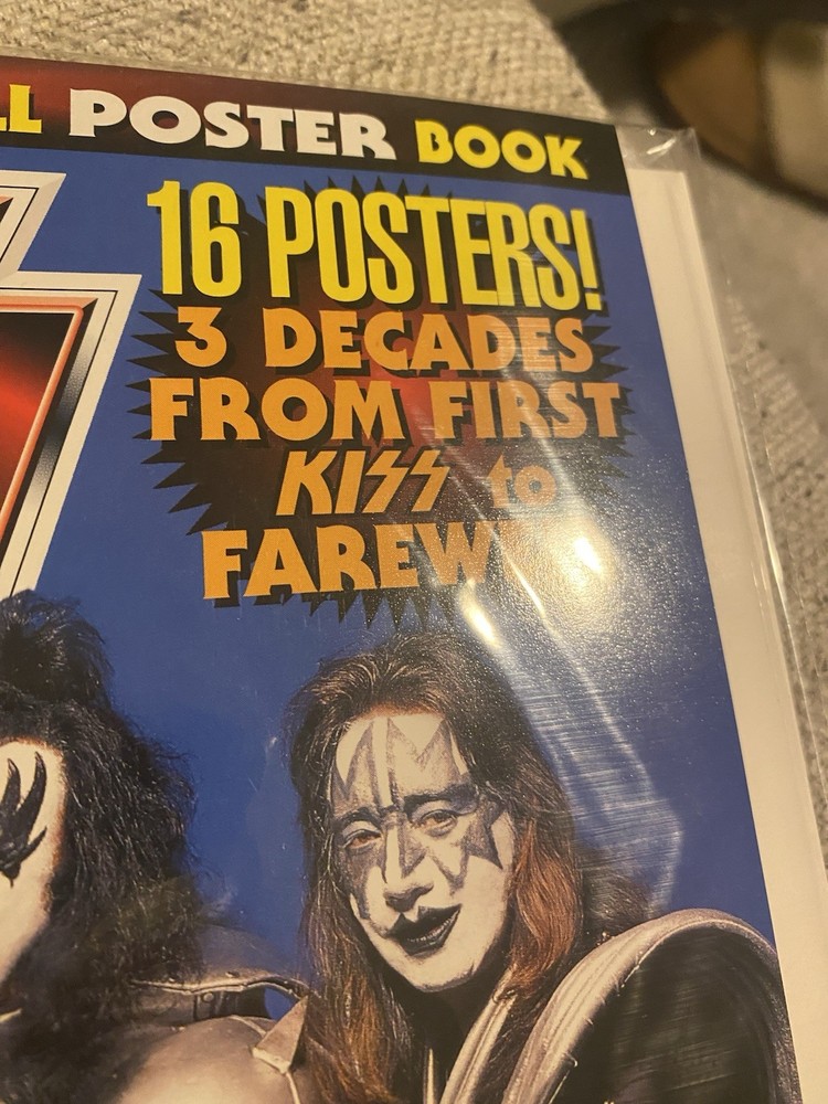 Kiss Magazine Lot Of 2~Farewell Poster Book & Farewell Photo Album~16+ Posters!