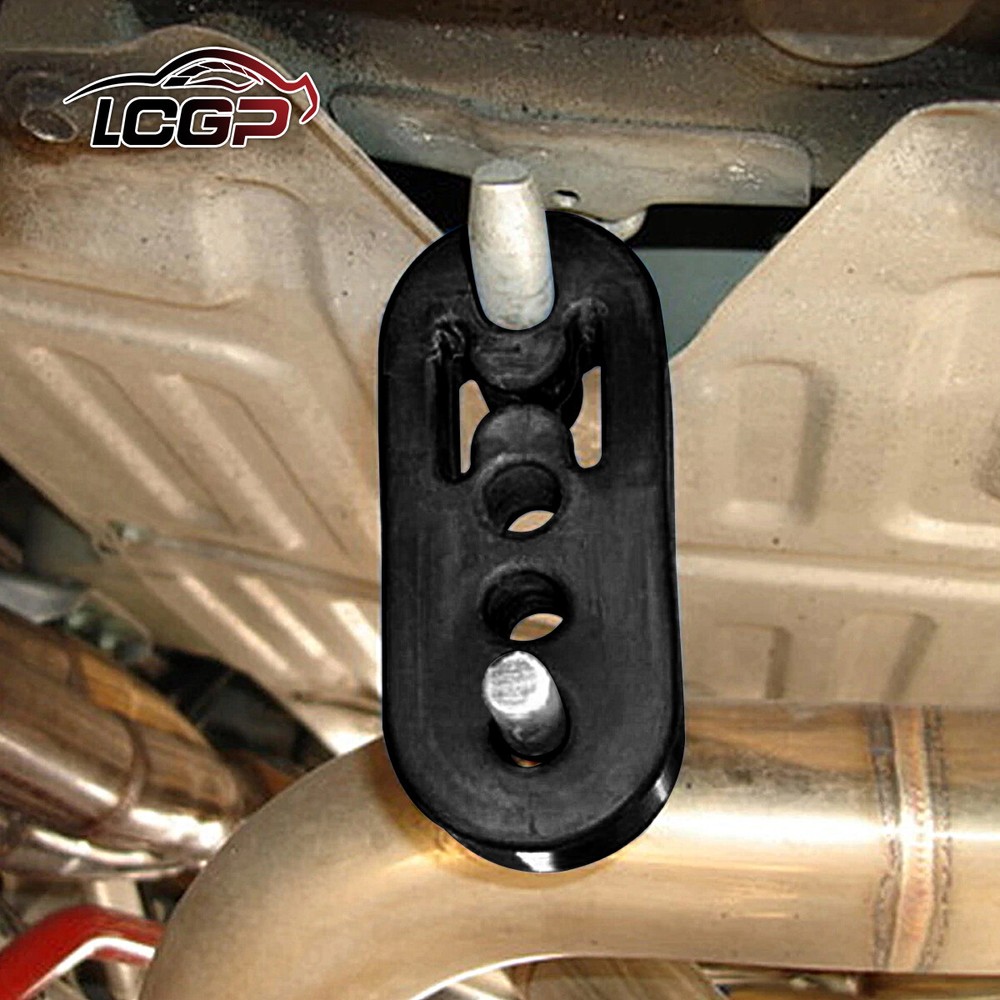 Performance Polyurethane Rubber Exhaust Hangers Adjustable Muffler Universal 4Pc
