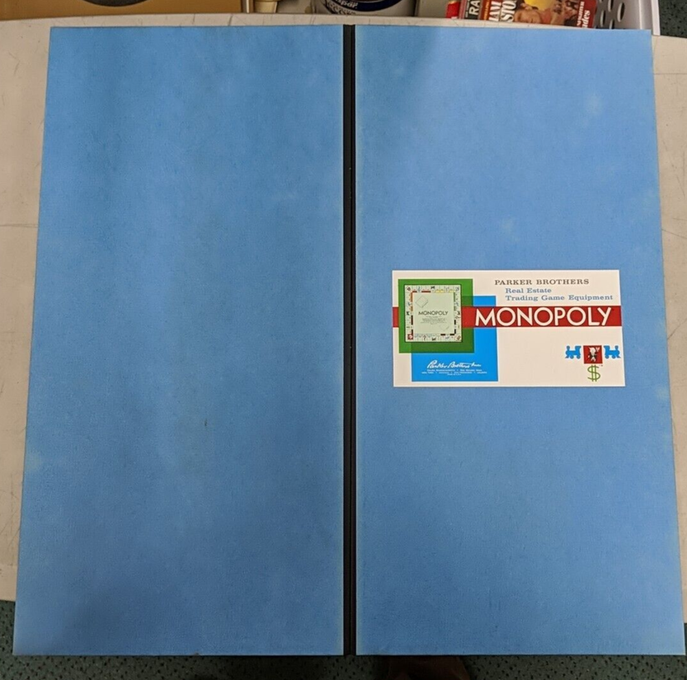 Monopoly Board Game 1961 Near Complete Vintage