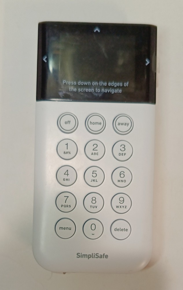 SimpliSafe Wireless Keypad KP3W White 3rd Generation *New Open Box*