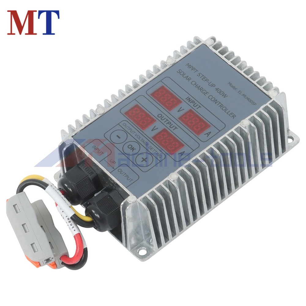 400W MPPT Boost Controller Solar 24V-85V Voltage Regulator Waterproof LED