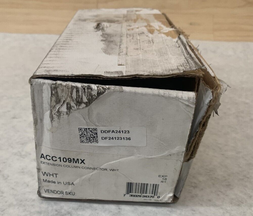 Peerless AV ACC109MX Extension Column Connector in White