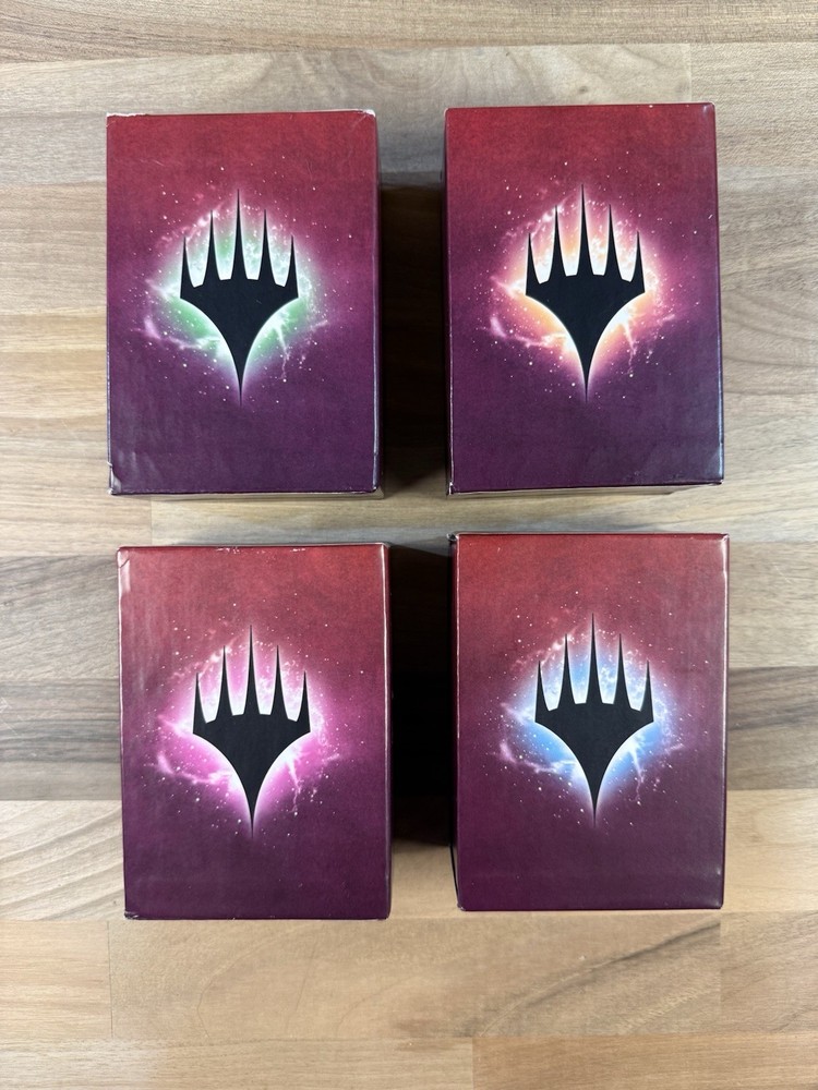 4 x Planechase Anthology Deck Boxes With Cards