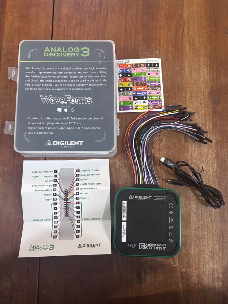 Digilent Analog Discovery 3 Student Bundle + ASU Lab Kit