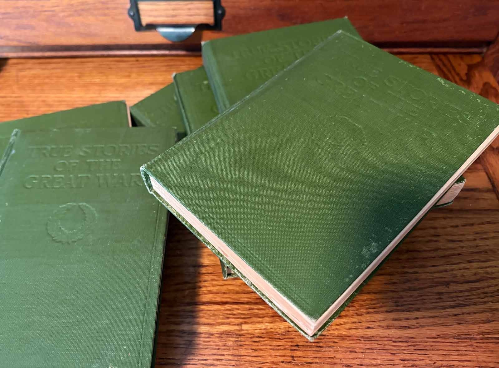 WWI True Stories of the Great War ~ 6 Volumes complete Rare ~ 1st edition 1918