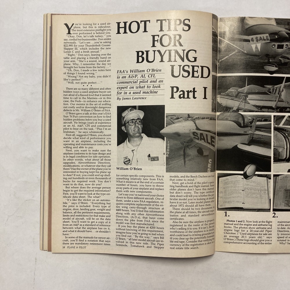 Plane & Pilot - August 1987 Issue