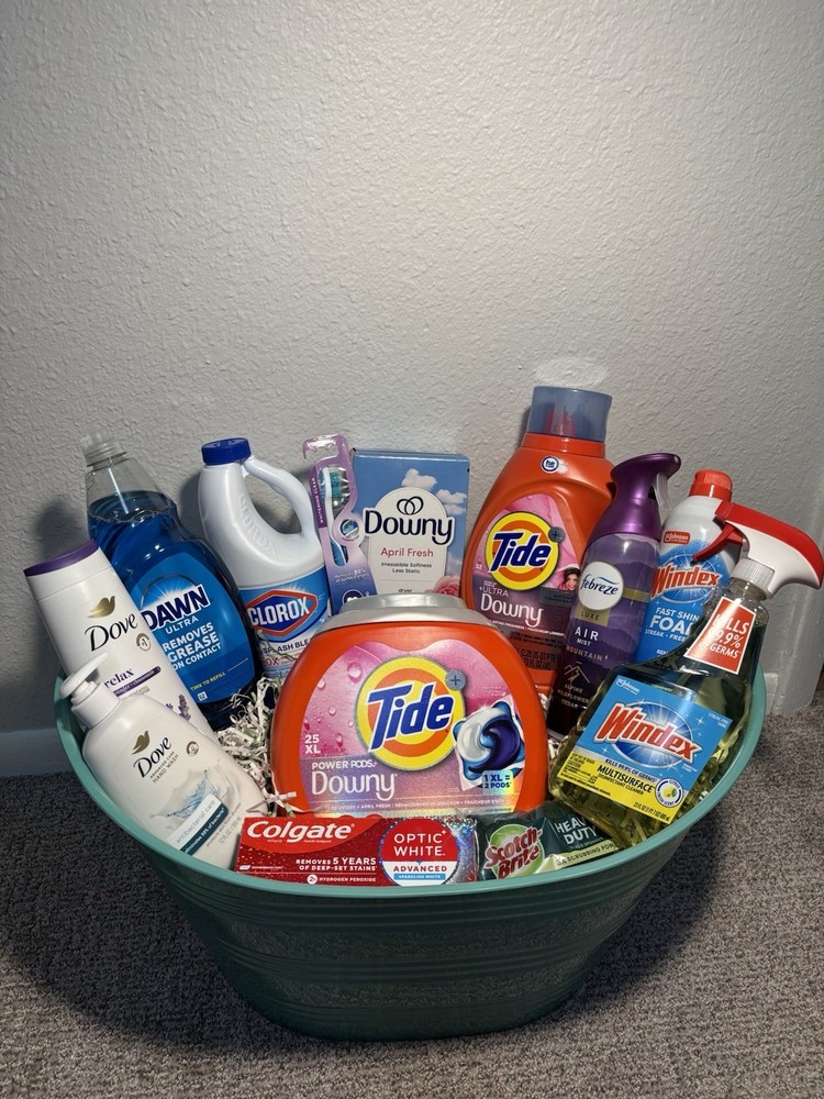 New Tide Plus Downy Gift Basket