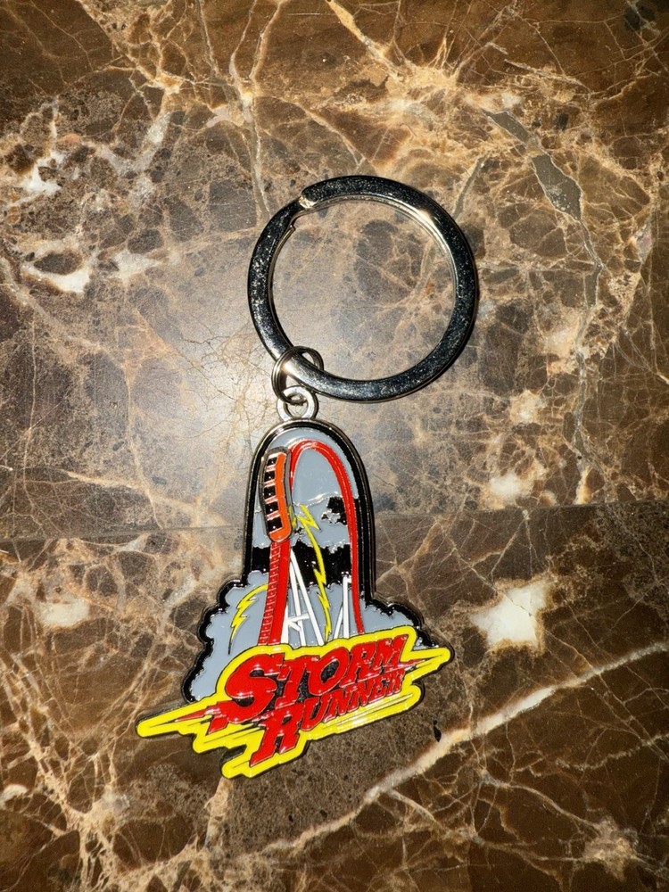 Hersheypark Storm Runner Ride Keychain