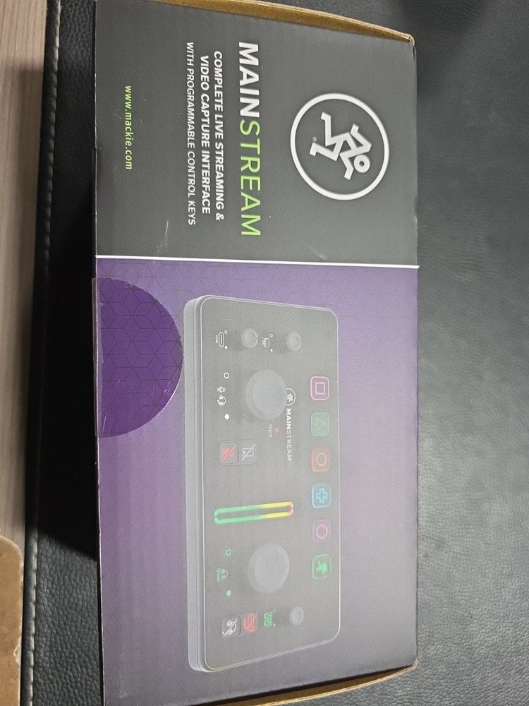 Mackie Mainstream Video Streaming Interface Stream Video Capture Controls