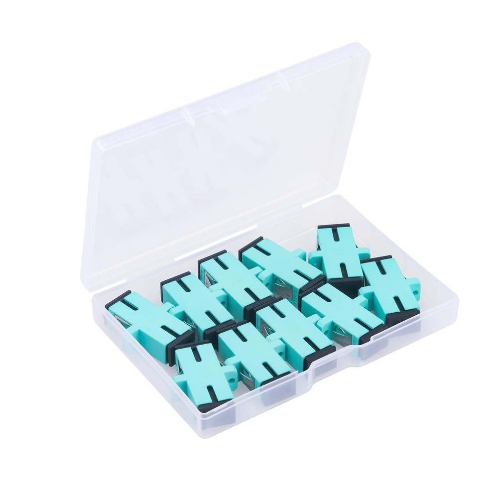 10 Pack Fiber Optical Coupler SC Multimode Fiber Optic Adapter, SC Multimode ...