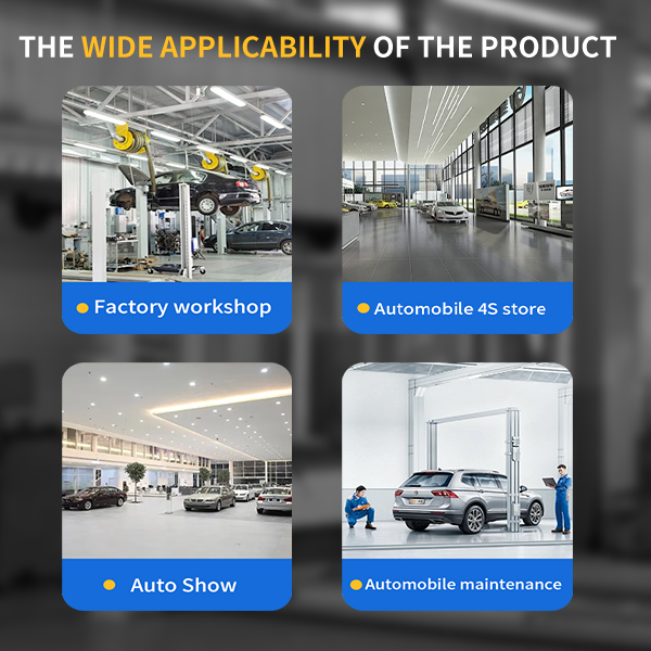 M&E 2 Post Lift 11000lbs Two Post Auto Lift Auto Truck Hoist Super Quality