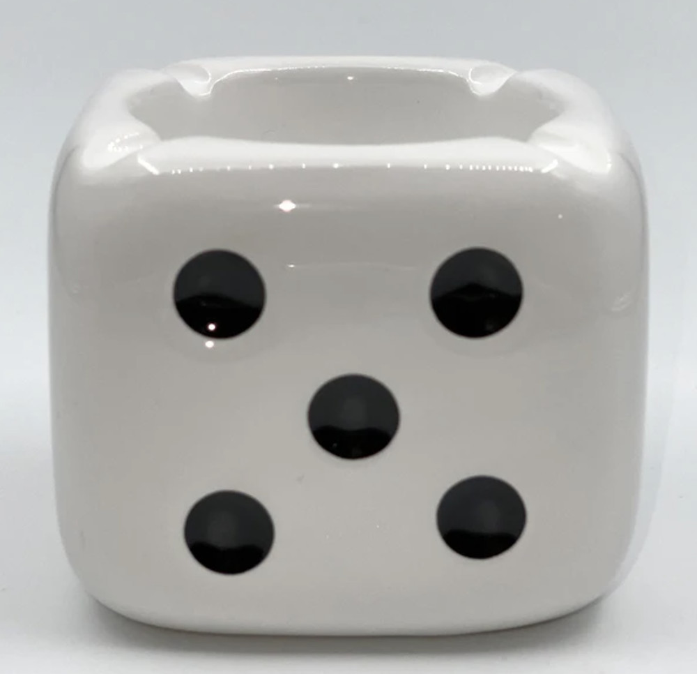 STUSSY CERAMIC DICE ASHTRAY