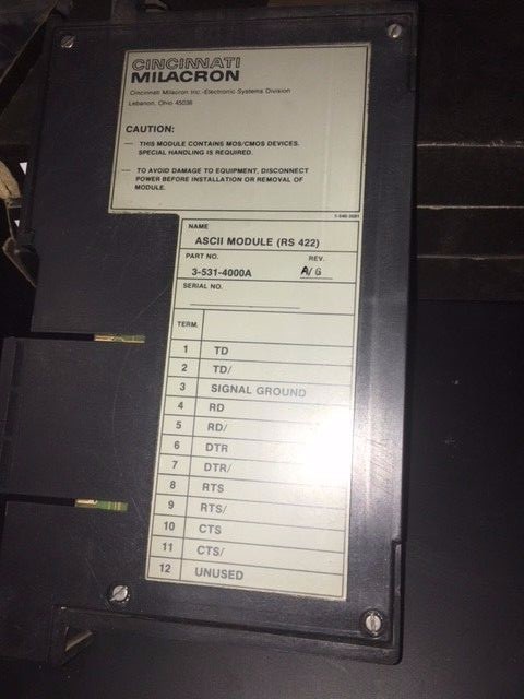 Stopol Equipment Sales> Injection Molding Machine> ASCII Module Board (Ref #28)