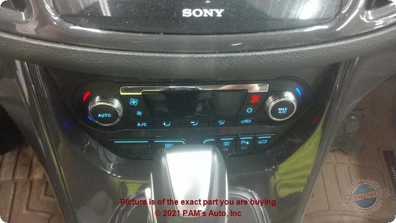 Used A/C Selector Switch fits: 2015 Ford Escape Front automatic temperature cont