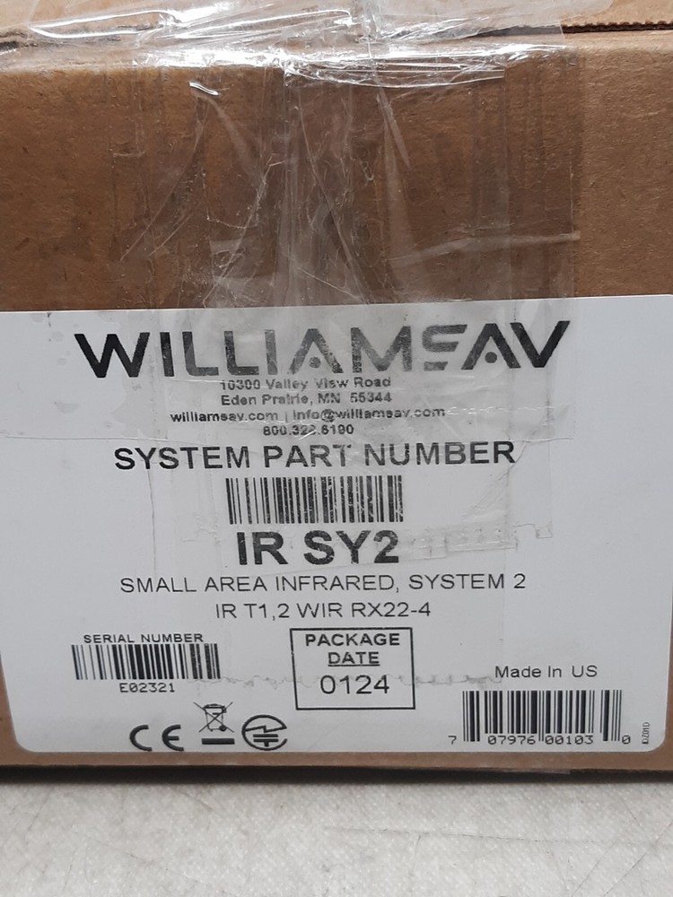 Williams Sound IR SY2 Small Area Infrared System 2 Kit
