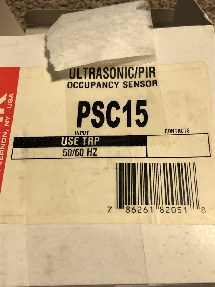 Tork PSC15 Ceiling Mount PIR and Ultrasonic Occupancy Sensor 1500 foot coverage