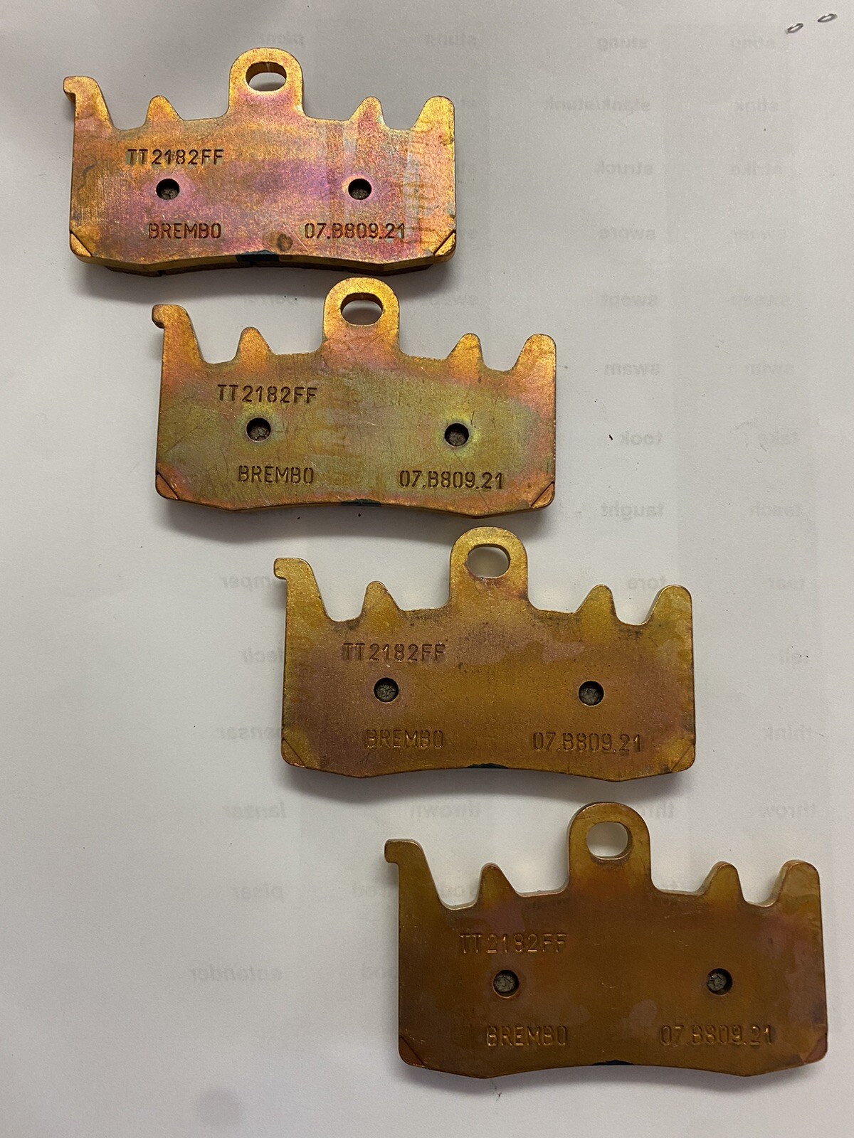 Brembo Front Brake Pads . Part# 61340121A. (4 Pad Set )