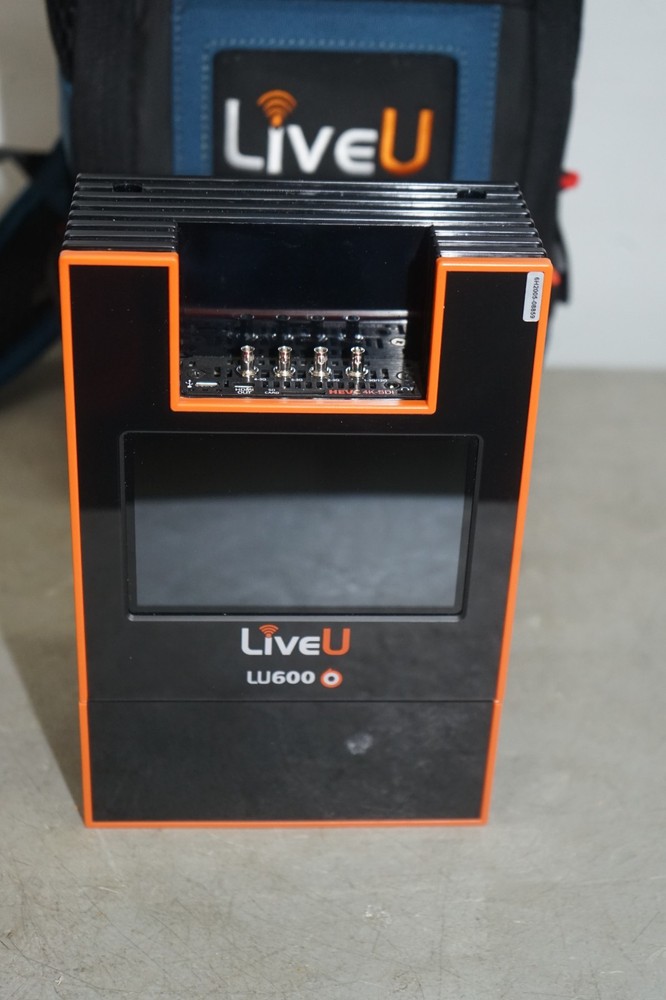^ LiveU LU600 Livestreaming Encoder W/ HEVC 4K-SDI Module #X5363