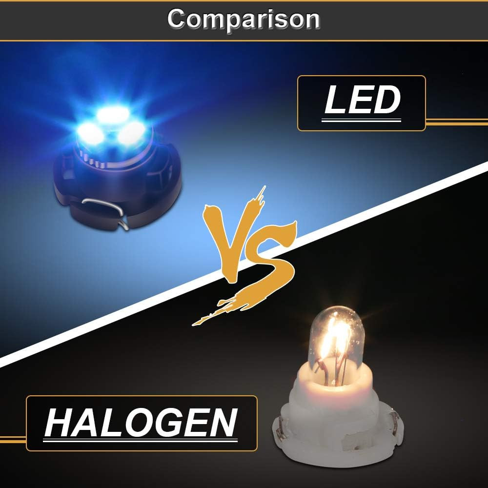AC Climate Heater Control LED Lights Bulbs Kit Replacement Compatible with 2002-