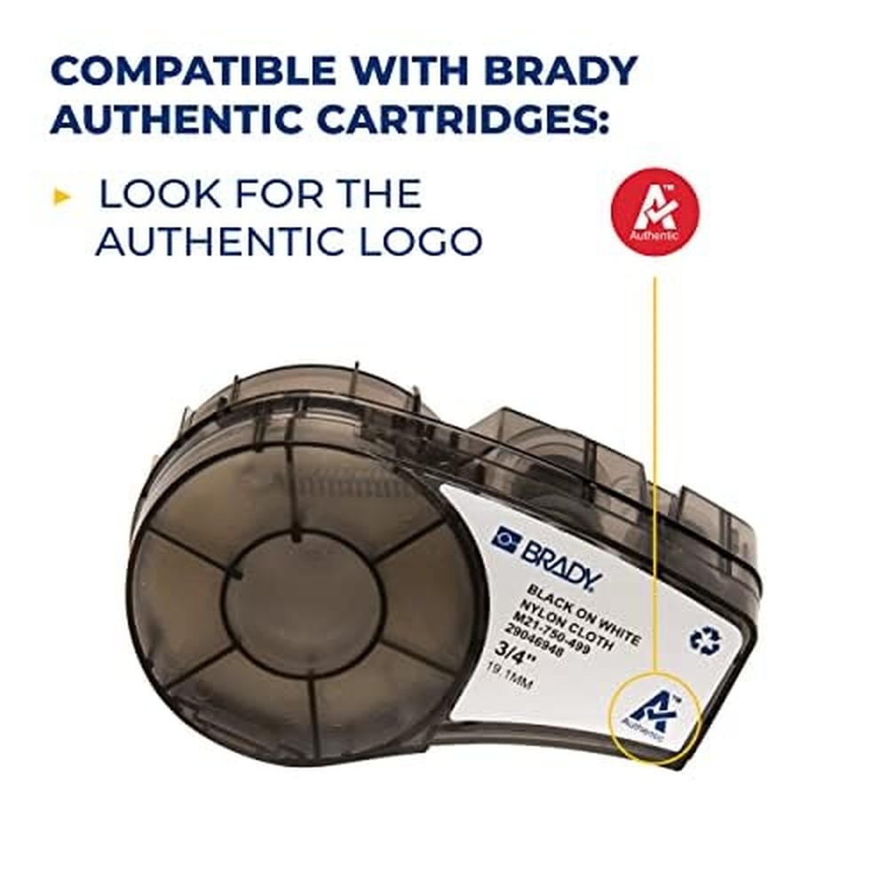 Brady M211 Portable Bluetooth Monochrome Label Printer, Yellow/Black Fast Ship