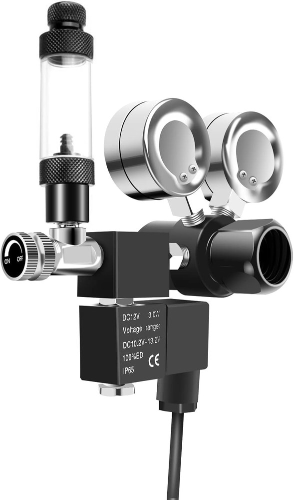 Advanced CO2 Regulator for Aquariums: Split-Type Solenoid with & Tools