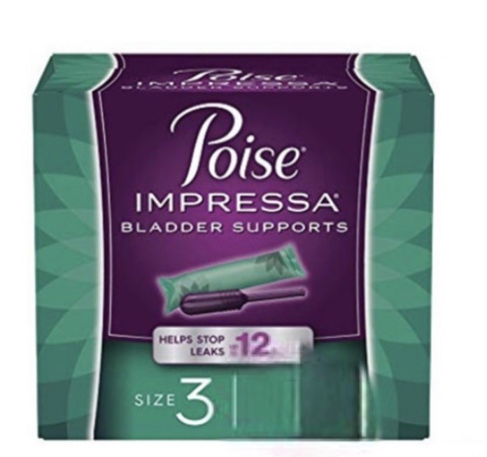 Poise Impressa 8 Count Bladder Supports Size 3