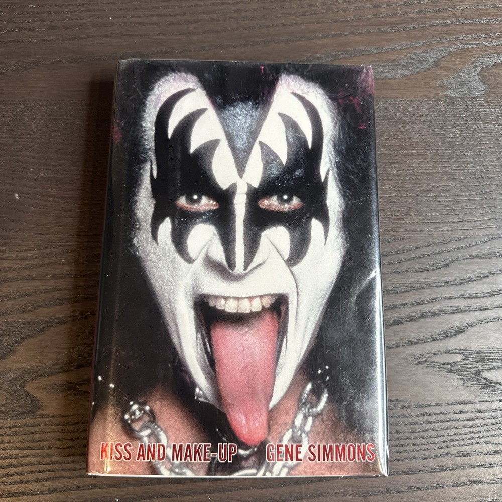 Kiss and make up, Gene Simmons, 2001 HC book, Kiss Gene Simmons Signed