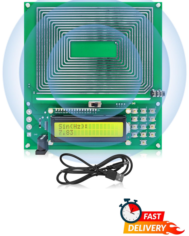 Schumann Wave Frequency Generator Adjustable Sine Resonance Pulse Device Ultra