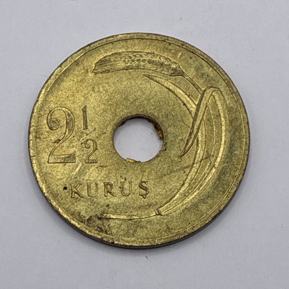 1948 Turkey 2-1/2 Kurus