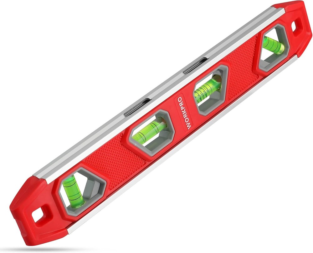 WORKPRO 12 Inch Torpedo Level, Magnetic Small Leveler Tool