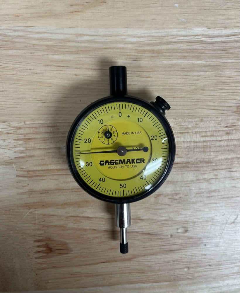 Gagemake Dial Indicator  Range 10MM,  0.01″ Graduation