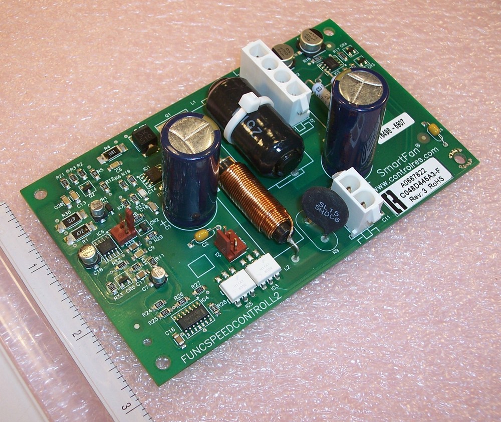 SMART FAN CONTROLLER C048D445A3-F REV. 3 FUNCSPEEDCONTROLL2 CONTROL RESOURCES