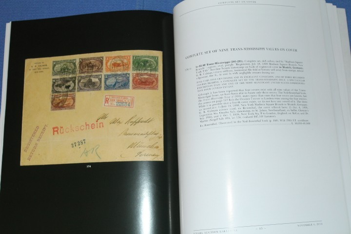 Siegel Auction Nov 2013 Trans Miss #1056 INCLUDES REALIZATIONS BlueLakeStamps