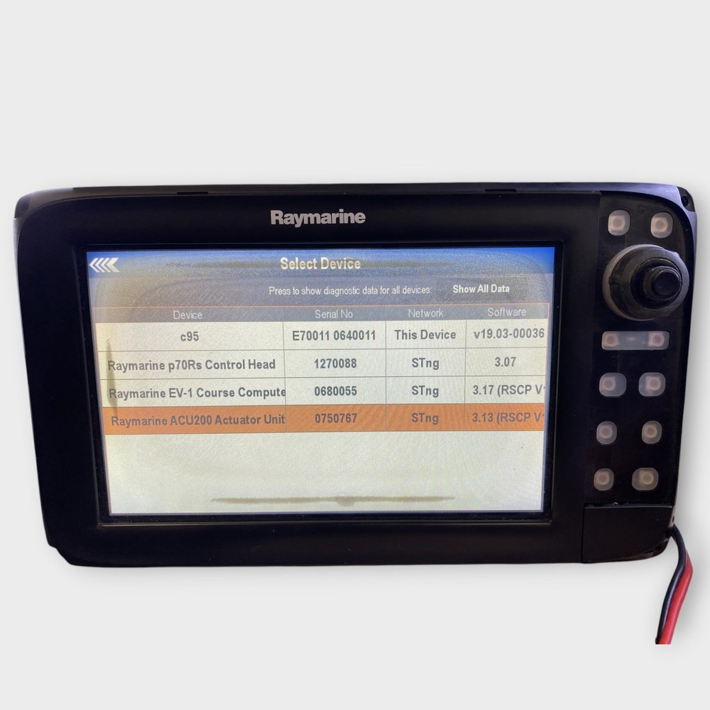 Raymarine Evolution Autopilot ACU-200 Actuator Control Unit E70099 90-Day Wnty