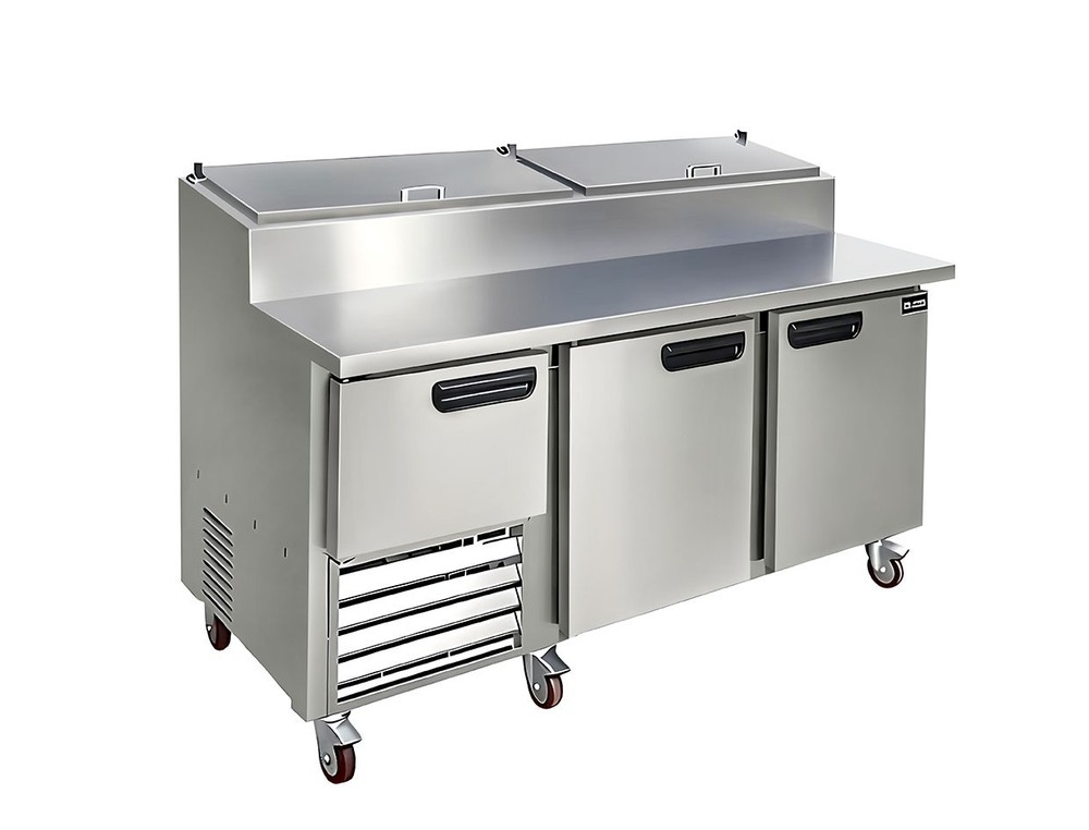 Leader 72" Mega-Top Pizza Prep Table