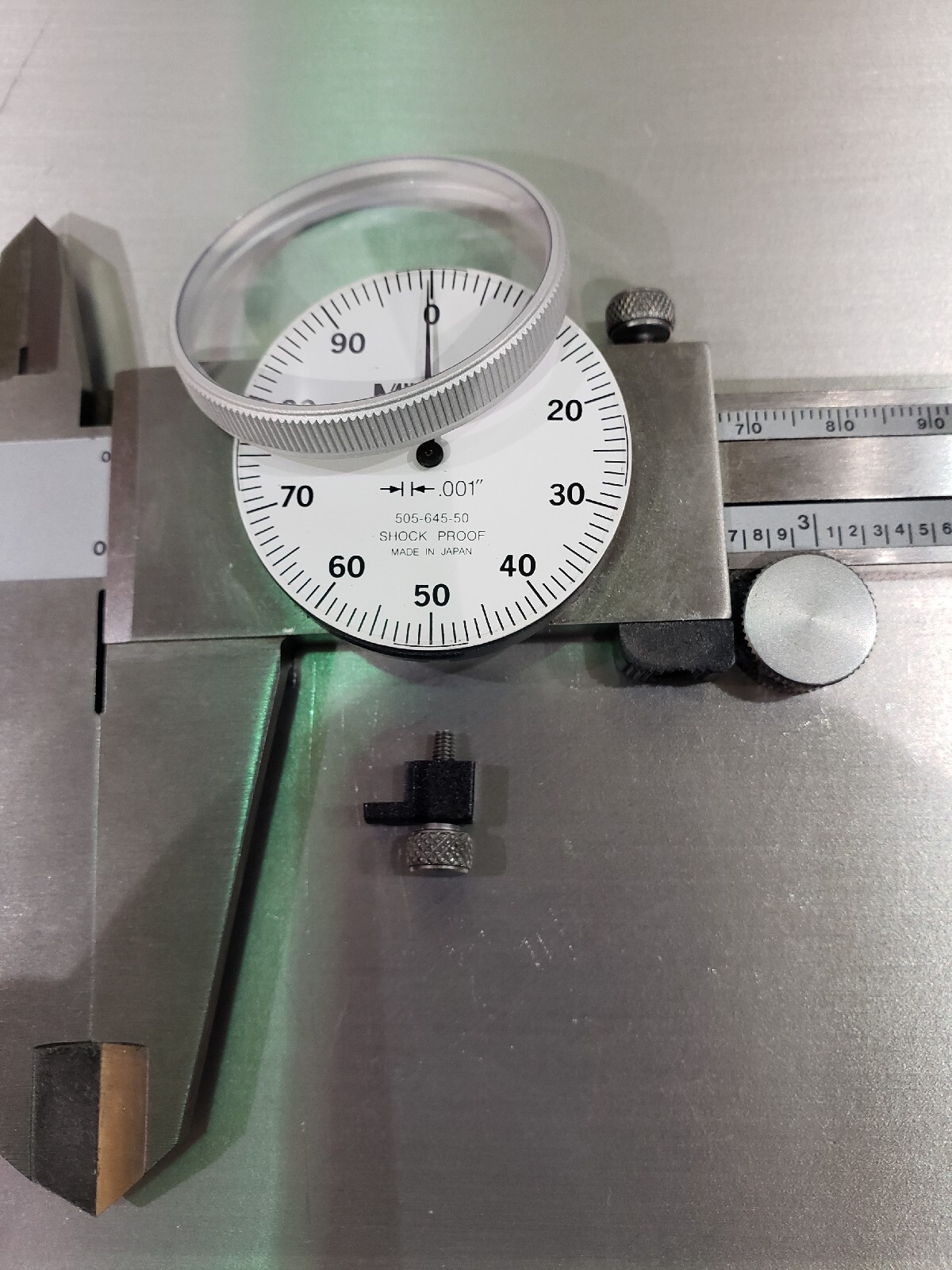 Crystal Cover Bezel lens Mitutoyo Dial Caliper 505-645-50 NEW USA MADE.