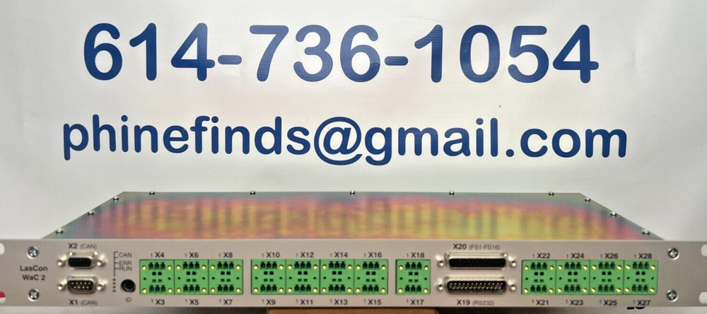 ESD Electronics Lascon-WAC-2 K.3784.05 Laser Control I/O Interface