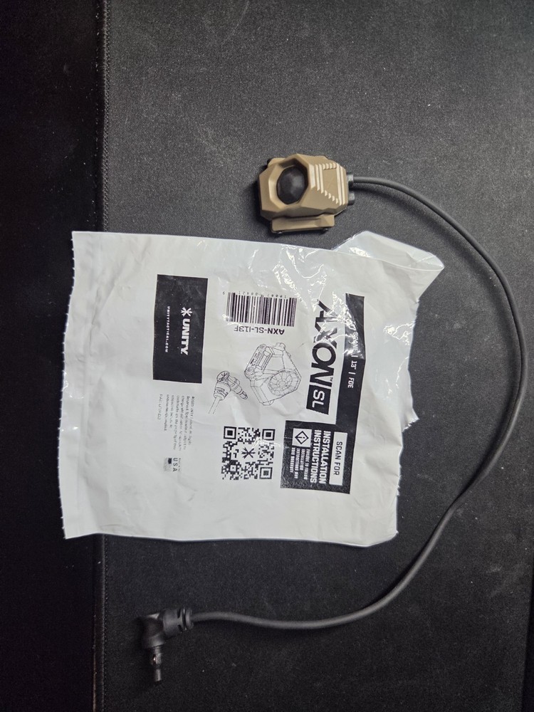 Unity Tactical Axon Single Lead Remote Switch Crane Plug Type 13" FDE