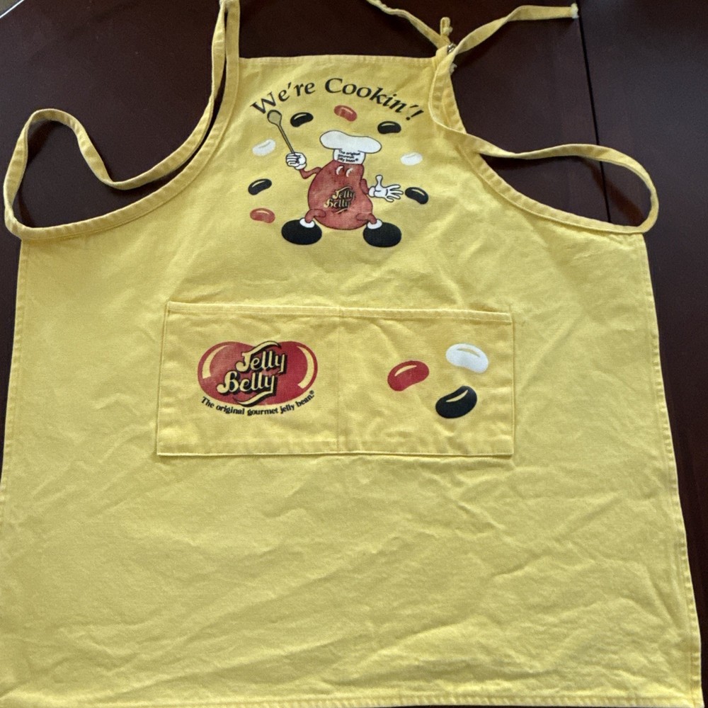 Original Jelly Belly yellow apron