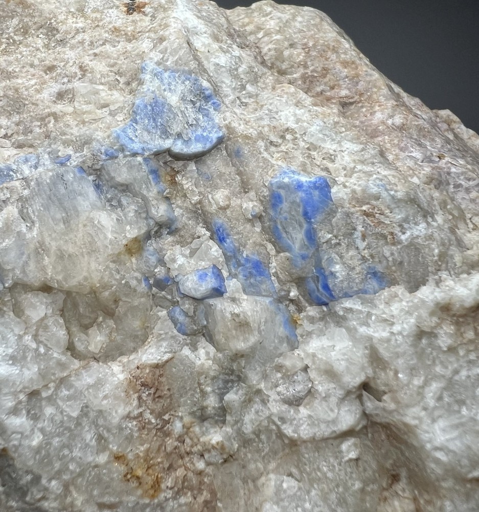1503 Gr. Fluorescent Scapolite Cluster W/ Fluorescent Phosphorescent Hackmanite