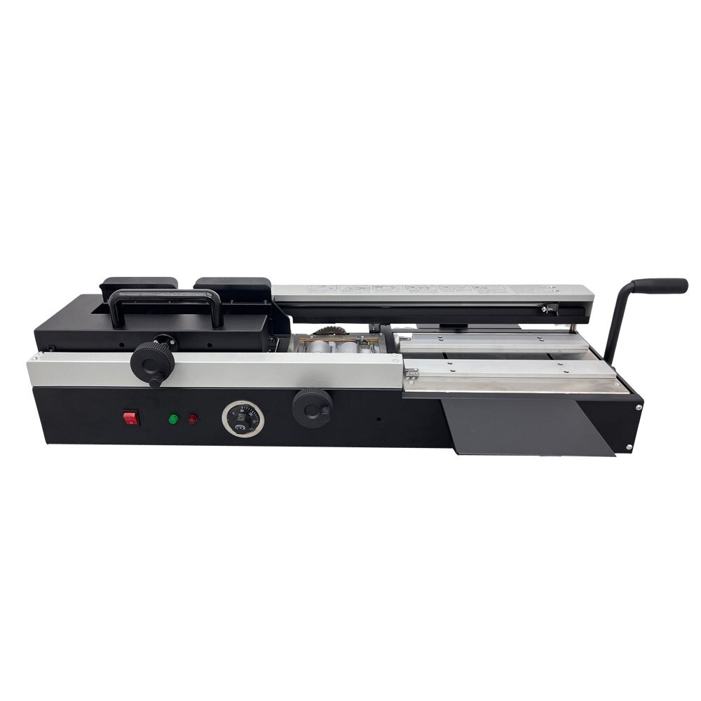 A4 Double Roll Applicator Desktop Hot Melt Glue Binding Machine Hot Glue Binder