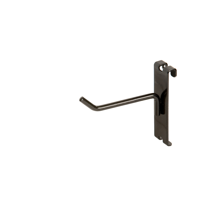 4" Gridwall Hooks - 20 Black Hooks For Gridwall or Mini Grid Cube Displays