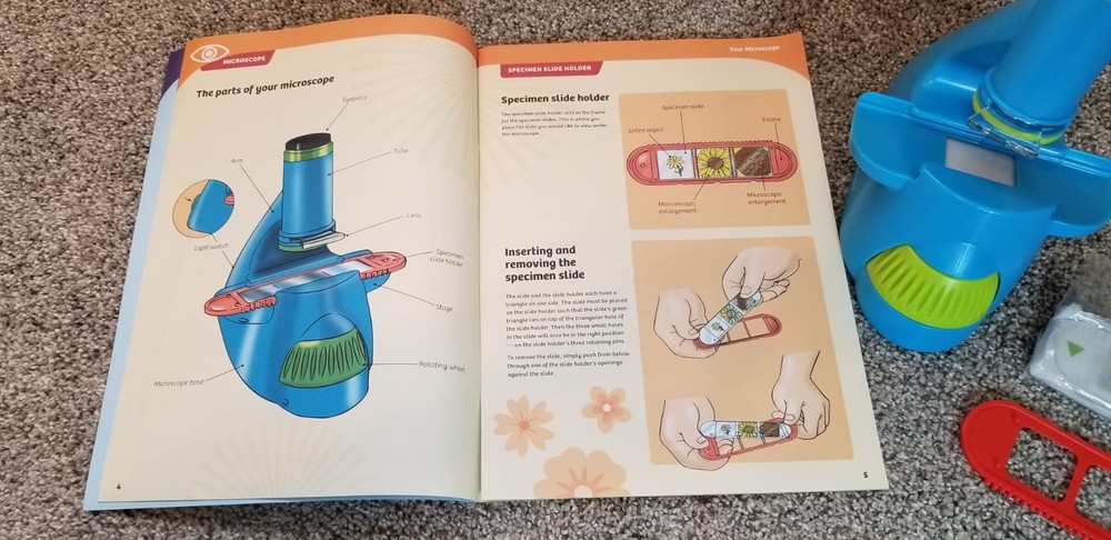 Thames and Kosmos Big and Fun Microscope - Toy for 4-6 years - Complete Set