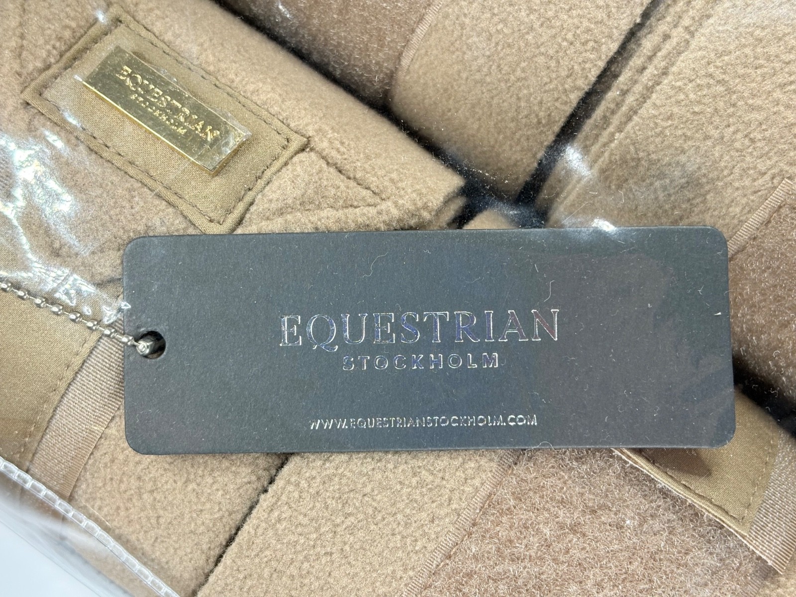 NEW Equestrian Stockholm Polo Leg WRAPS -Set 4-Champagne -Horse Protection-13 ft