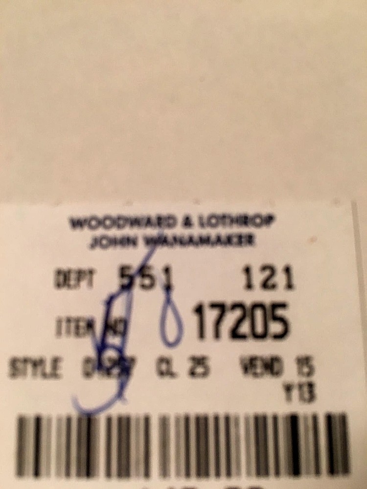 Vintage John Wanamaker Set of (6) Silverplated Coasters in Holder