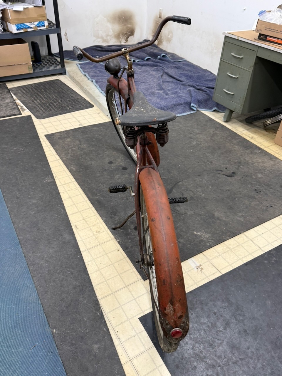 Western Flyer Mens 26" Bicycle 1940's? Vintage Rusty Rat Rod Cruiser