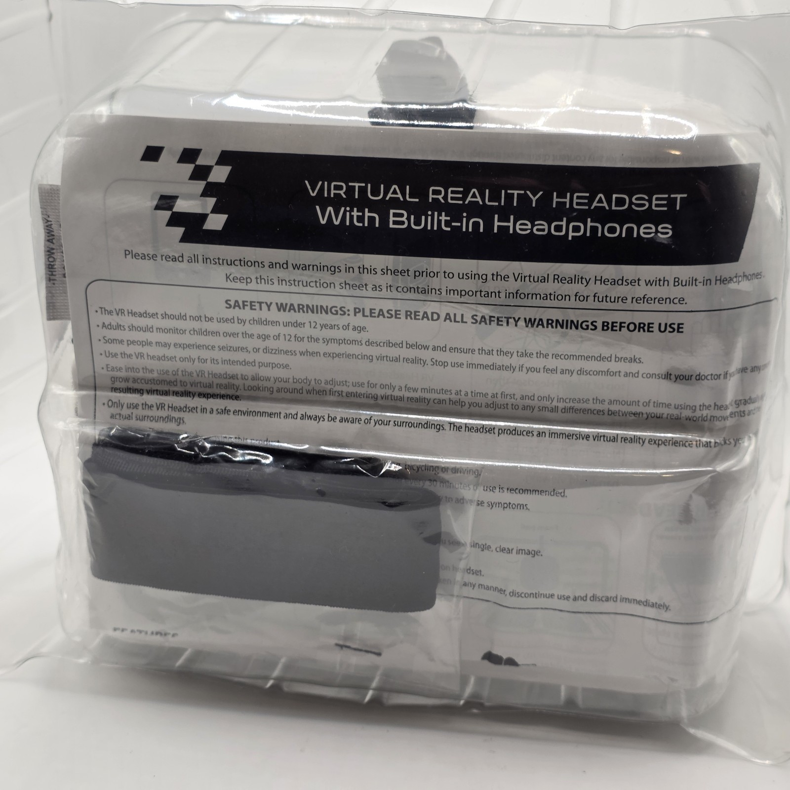 Sharper Image Virtual Reality Headset NEW Open Box