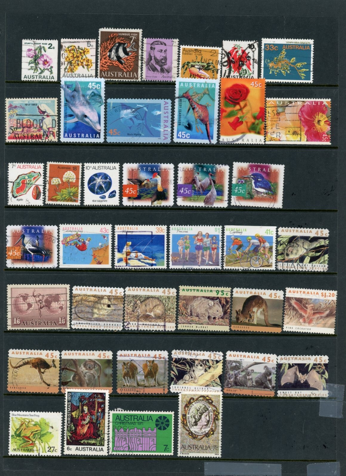 AUSTRALIA modern mix / 23-10-2n / used